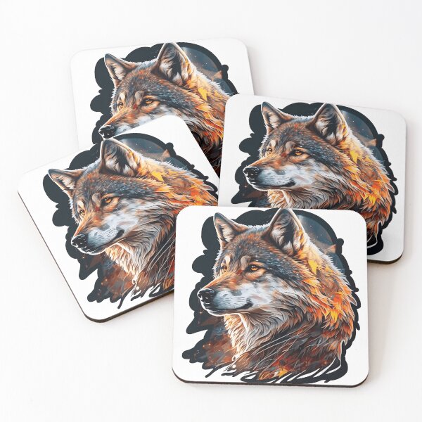 Item preview, red wolf designed and sold by Deadv.