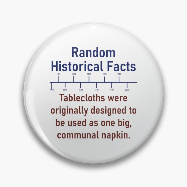 Item preview, Tablecloths Were Originally Designed  - History Fact designed and sold by CrankyOldDude.