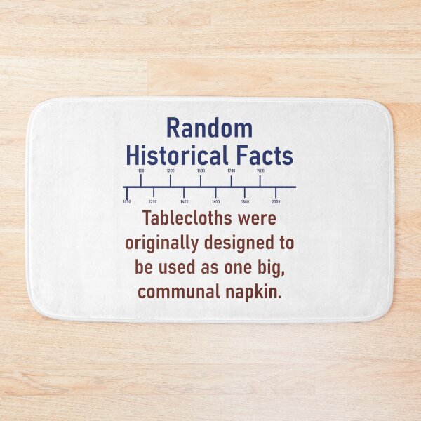 Item preview, Tablecloths Were Originally Designed  - History Fact designed and sold by CrankyOldDude.