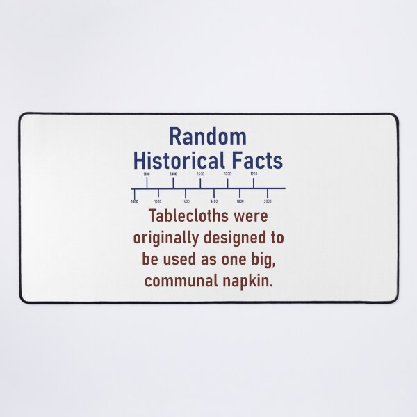 Item preview, Tablecloths Were Originally Designed  - History Fact designed and sold by CrankyOldDude.