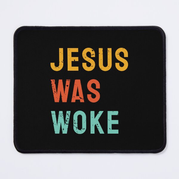 Item preview, Jesus Was Woke Vintage Retro Colors Text designed and sold by bolkibox.