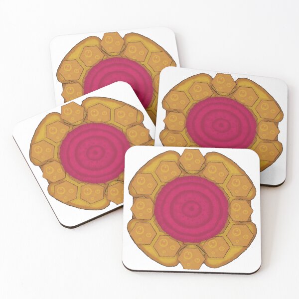 Item preview, Goache Beet and Honey Toast Mandala designed and sold by GladZodiac.