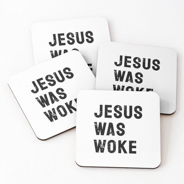 Item preview, Jesus Was Woke Vintage Retro Text designed and sold by bolkibox.