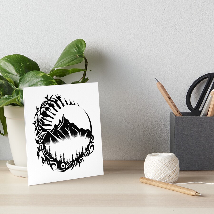 Vista previa del artículo con la obra «Lámina rígida», diseñado y vendido por ShadowAndSlate.