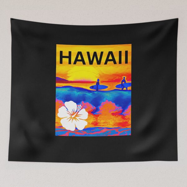 Item preview, VINTAGE HAWAII SURFING LABEL designed and sold by starfishstuff.