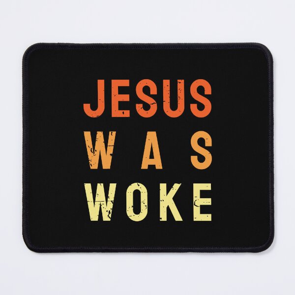 Item preview, Jesus Was Woke Vintage Retro Colors Text designed and sold by bolkibox.