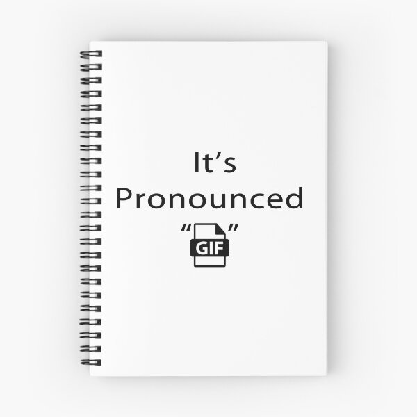 Item preview, IT'S PRONOUNCED GIF designed and sold by SloganTees.