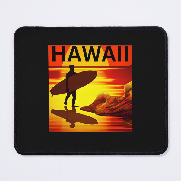 Item preview, VINTAGE HAWAII SURFING LABEL designed and sold by starfishstuff.