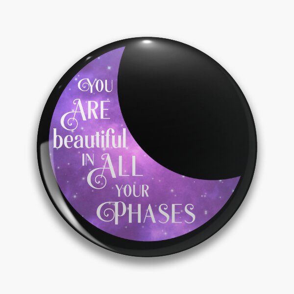 Item preview, Crescent Moon Phase Cosmos Encouraging Positive Mental Health Quote with Galaxy and Stars designed and sold by ichewsyou.