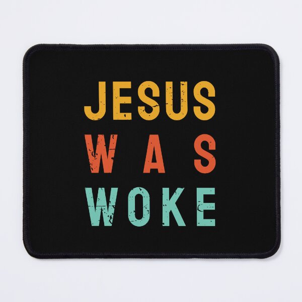 Item preview, Jesus Was Woke Vintage Retro Colors Text designed and sold by bolkibox.