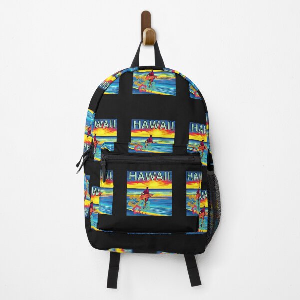 Item preview, VINTAGE HAWAII SURFING LABEL designed and sold by starfishstuff.