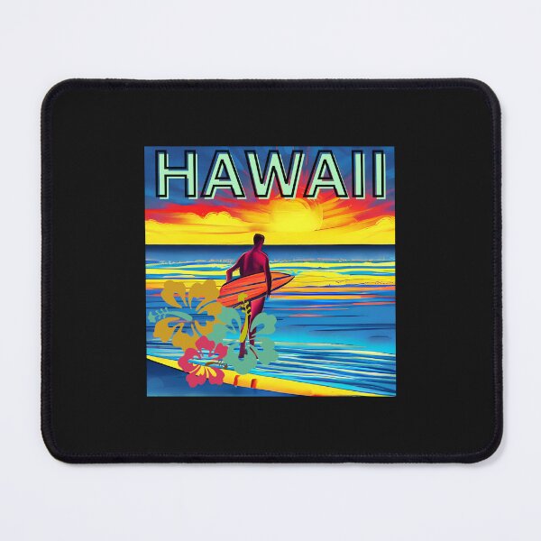 Item preview, VINTAGE HAWAII SURFING LABEL designed and sold by starfishstuff.