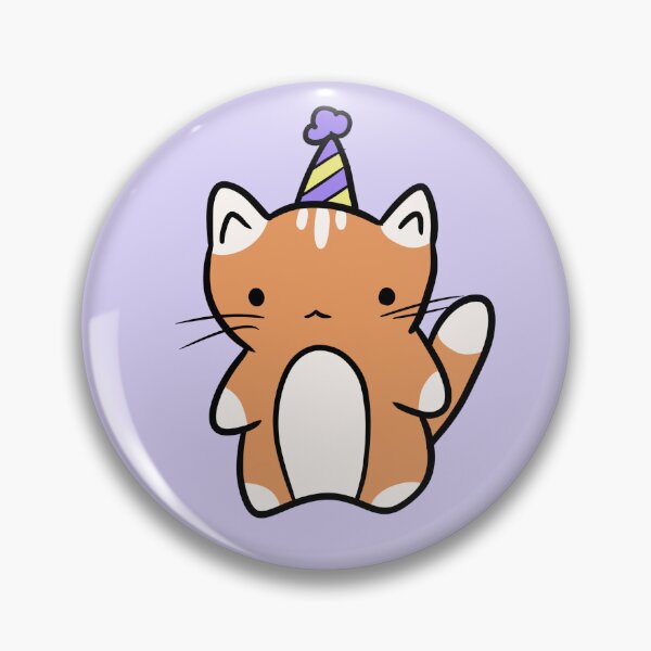 Item preview, Orange cat with a party hat designed and sold by dreamsclouds.