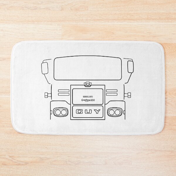 Item preview, Vintage Guy Big J 4T lorry outline (black) designed and sold by soitwouldseem.