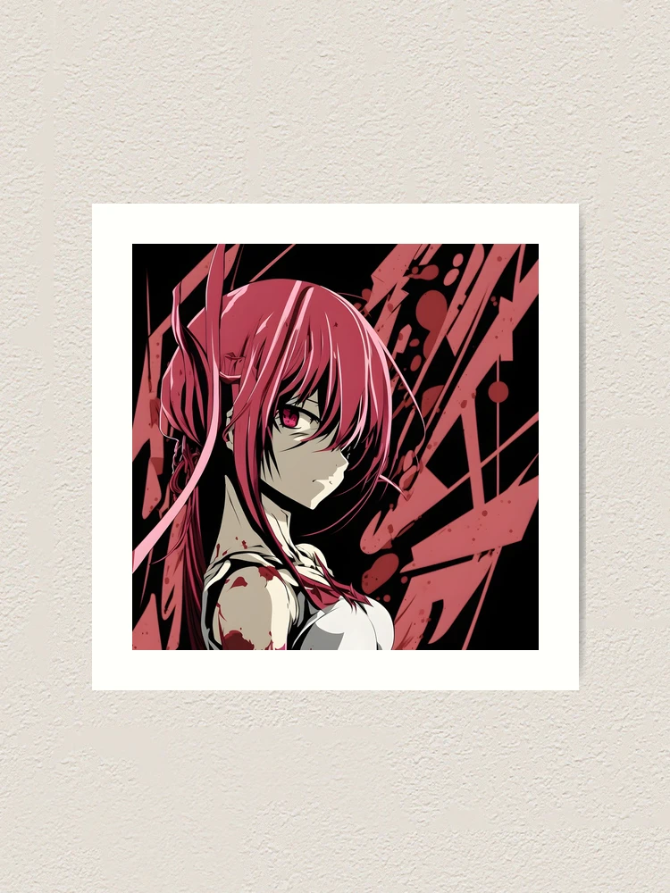 Lucy | Elfen Lied Anime | Art Board Print