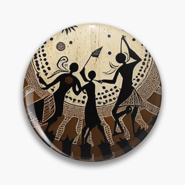 Item preview, Warli Dance designed and sold by Banded-Canyon.