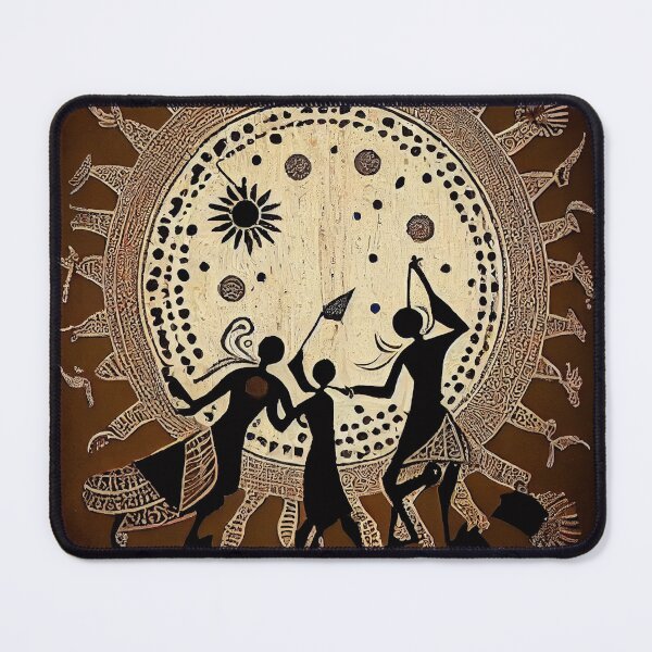 Item preview, Warli Dance designed and sold by Banded-Canyon.