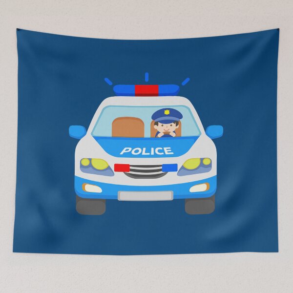 Item preview, Police Car Cop Kids Toddler Boys designed and sold by samshirts.