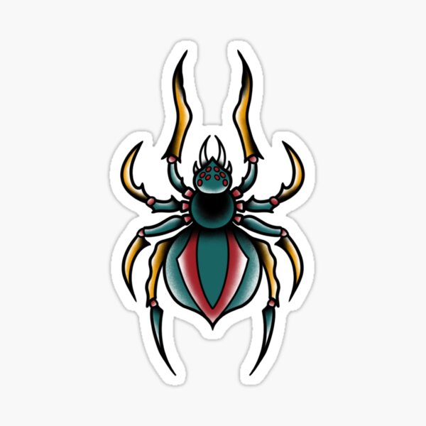 Spider tattoo from my traditional flash. Tons of fun with this. | Instagram