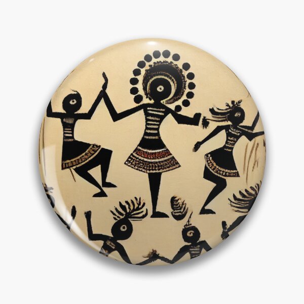 Item preview, Warli Dance designed and sold by Banded-Canyon.