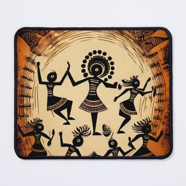 Item preview, Warli Dance designed and sold by Banded-Canyon.