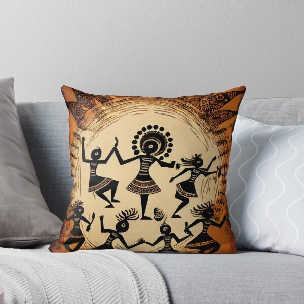 Item preview, Warli Dance designed and sold by Banded-Canyon.