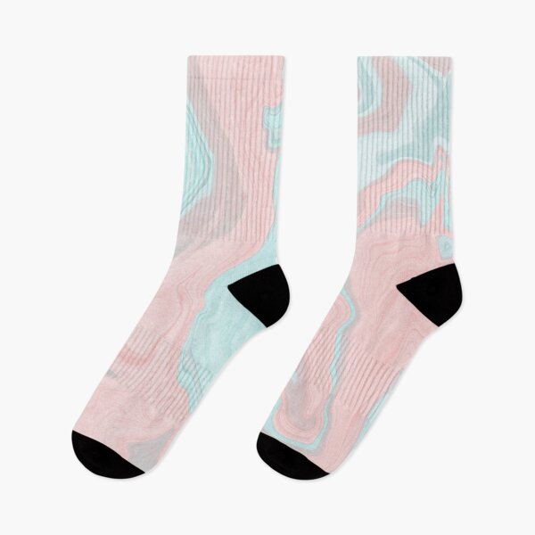 Item preview, Pastel Pink and Teal in Watercolor designed and sold by HikaryChan.