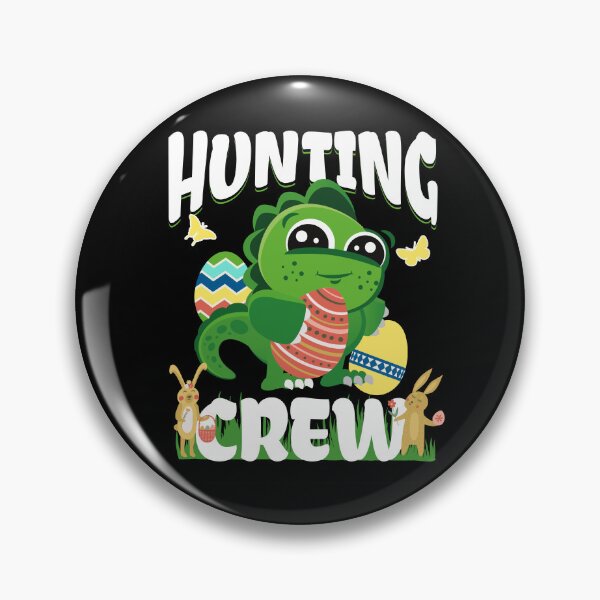 Item preview, Easter Egg Hunt Hunting Crew Dinosaur designed and sold by Betsytiptoe.