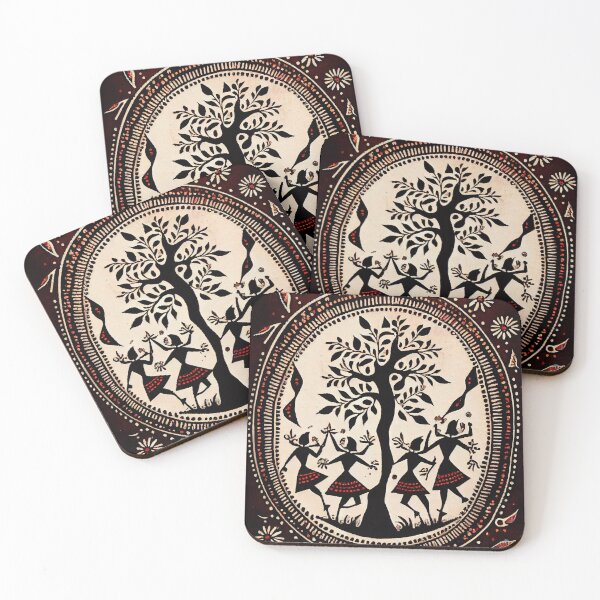 Item preview, Warli Dance designed and sold by Banded-Canyon.