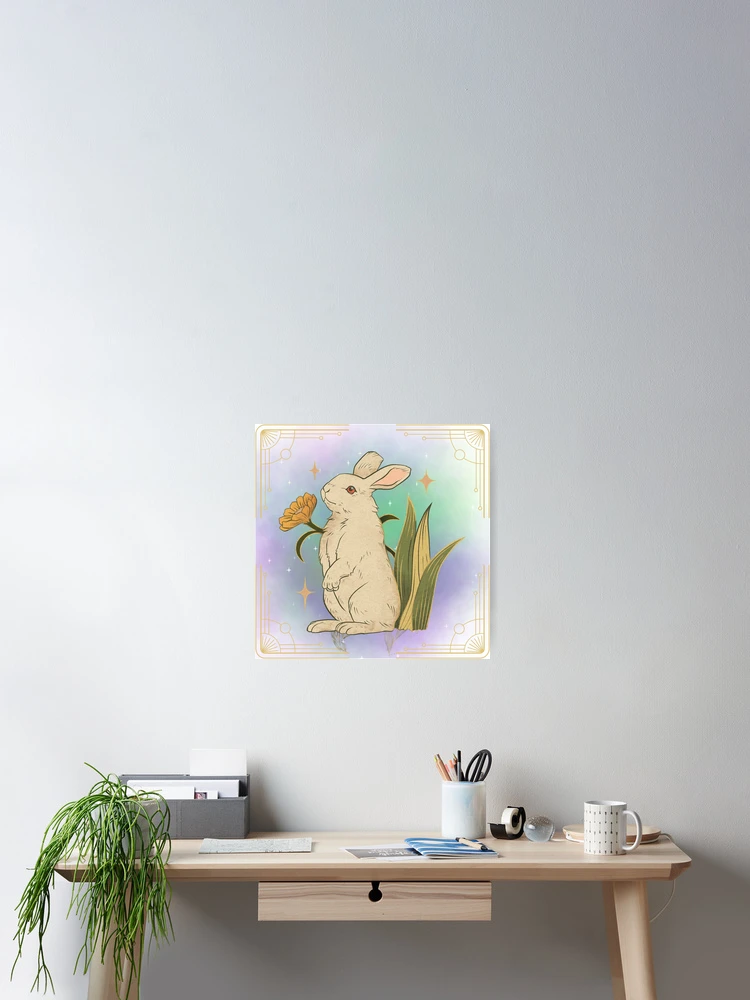 Thumbnail 2 of 3, Poster, White Rabbit designed and sold by SLlight.
