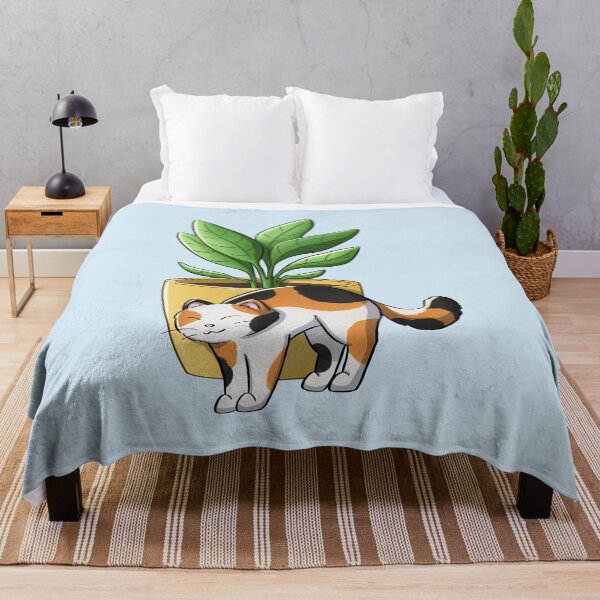Item preview, Calico Cat And Plant designed and sold by Meowrye.