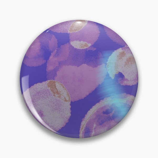 Item preview, Violet and turquoise watercolor stains on purple background painting drawing illustration designed and sold by Lisa Jureczko.