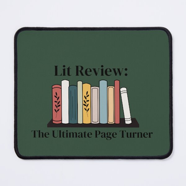 Item preview, Literature Review - The ultimate page turner - PhD Research humor designed and sold by Crafty-Anomaly.