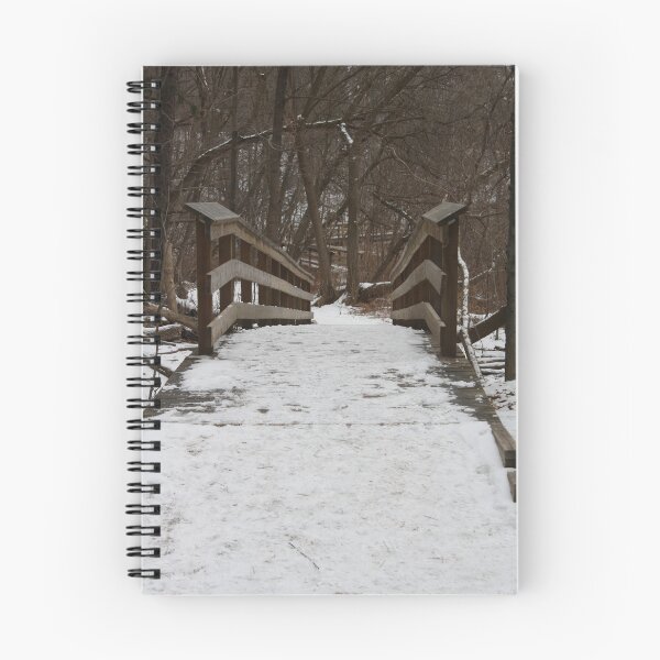 Item preview, Wooden Stairs in a Park in Winter designed and sold by RomeoDionne.