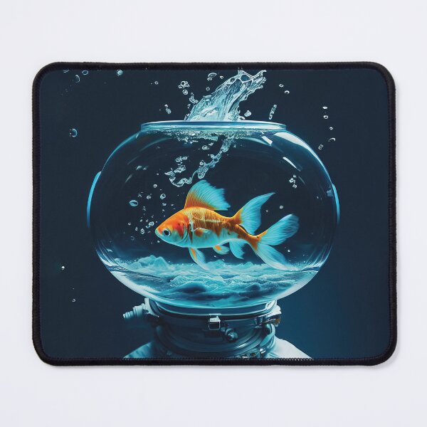 Item preview, Out of this World - Astronaut FishBowl Head designed and sold by The AI Art Gallery.