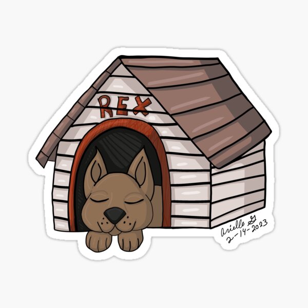Nap Time for Rex Sticker