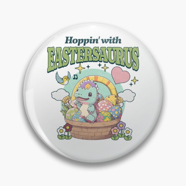 Item preview, Easter Saurus Funny Easter Dinosaur designed and sold by CandyDroidMerch.