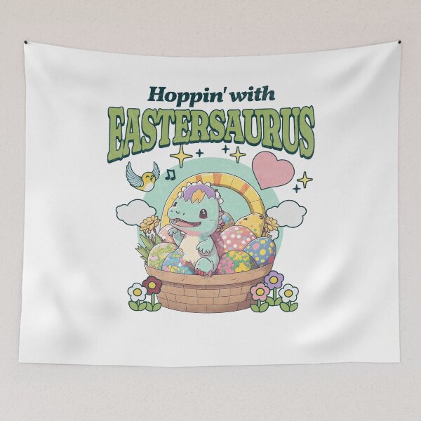 Item preview, Easter Saurus Funny Easter Dinosaur designed and sold by CandyDroidMerch.