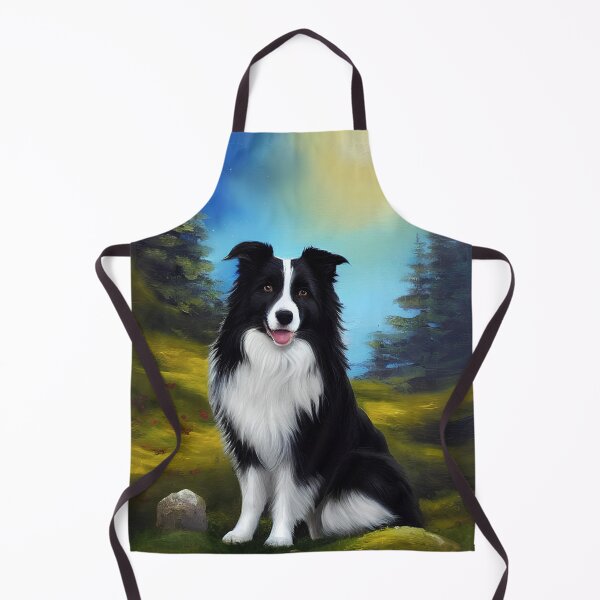 Item preview, Duke Border Collie Dog Pet Portrait Poster Print Wall Art Painting Home Office Decor designed and sold by William A. McCarthy.