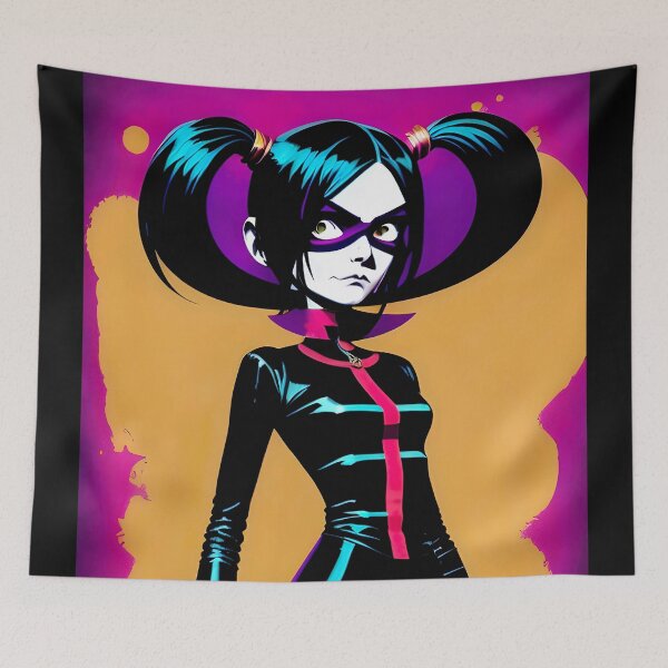 Item preview, Chica gótica, superhéroe inspirado en el cómic retro de los 90 designed and sold by Awesome Things.