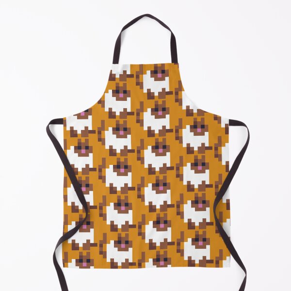 Item preview, White and Brown Fat Pixel Cat designed and sold by Michael Stewart.