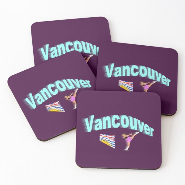 Item preview, Vancouver. Canada Figure Skating abstract design  designed and sold by lobodelnoir.