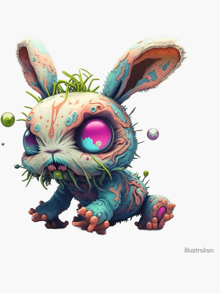 Rabbit Zombie Stock Illustration - Download Image Now - Rabbit