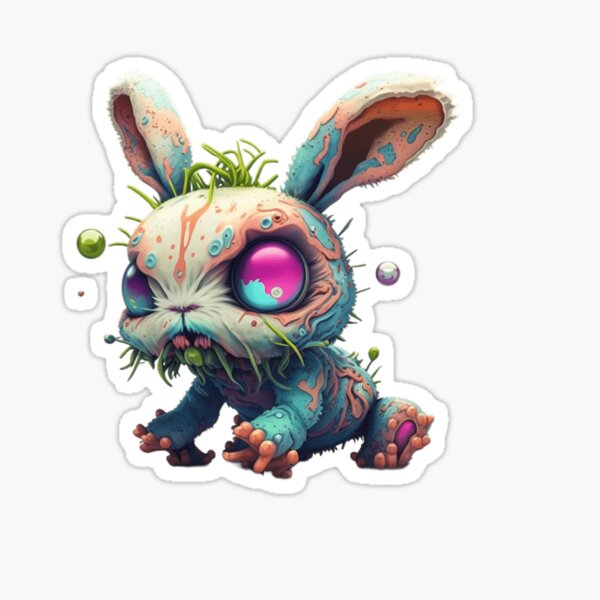 Item preview, Bunny zombie designed and sold by illustroken.