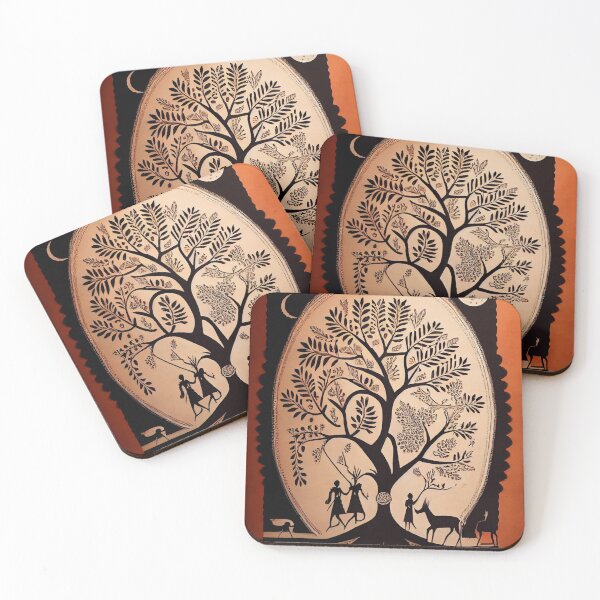 Item preview, Warli Tree designed and sold by Banded-Canyon.