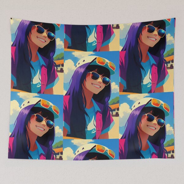 Item preview, Cute girl Illustration / GTIllustration042 designed and sold by Grafititee.