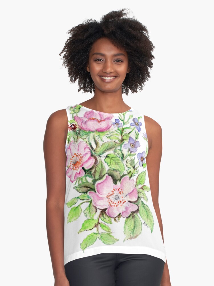 Thumbnail 1 of 6, Sleeveless Top, A Better World designed and sold by Annie Mason.