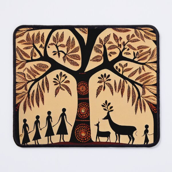 Item preview, Warli Tree designed and sold by Banded-Canyon.