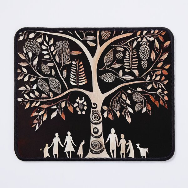 Item preview, Warli Tree designed and sold by Banded-Canyon.