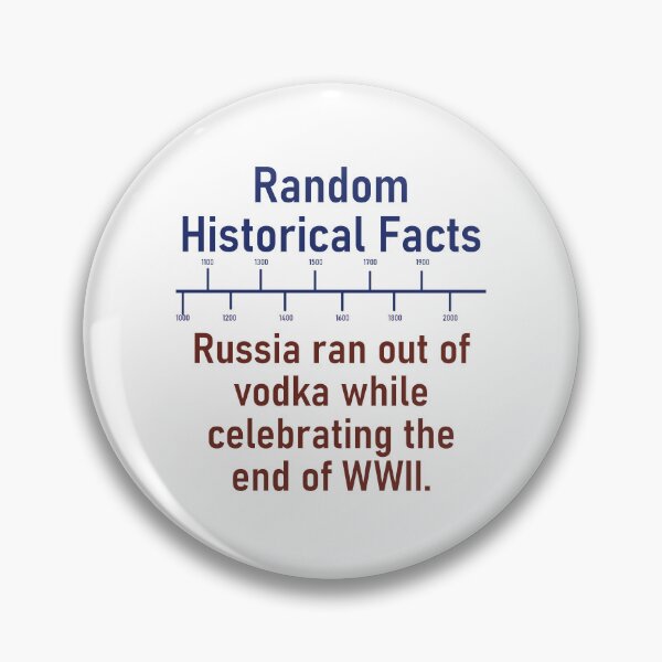 Item preview, Russia Ran Out Of Vodka - History Fact designed and sold by CrankyOldDude.